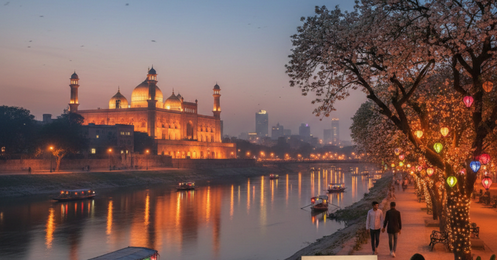 Badshahi Mosque in Lahore Gulberg