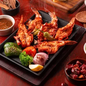 BBQ Grilled Prawns